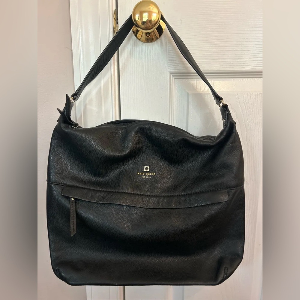 Kate Spade Black Leather Shoulder Bag